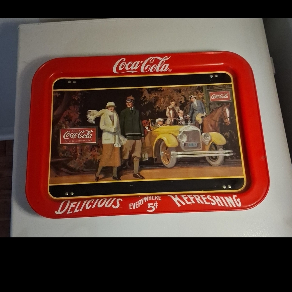Coca Cola Metal Tray